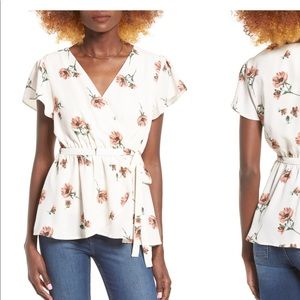 June & Hudson Wrap Top